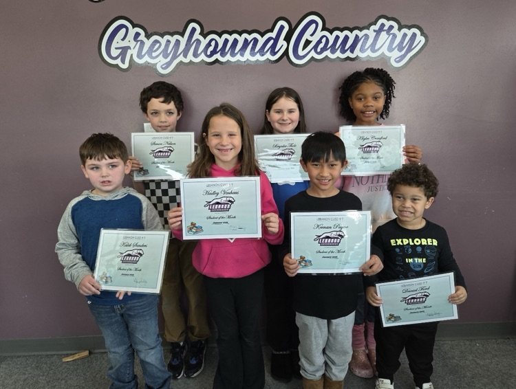 January Students of the Month