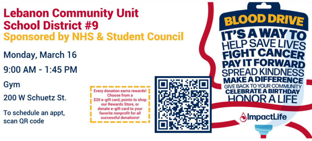 Blood Drive spring 2026