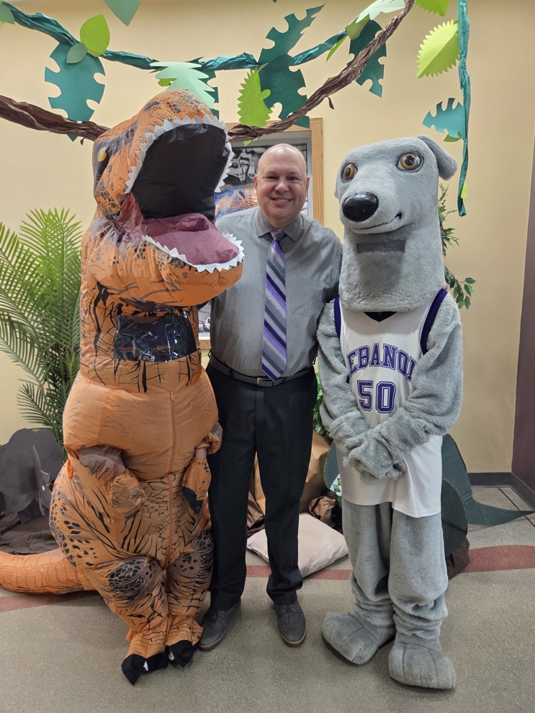 Dr. Noyes and our mascots