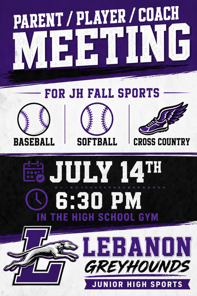 JH Sports Parent Meeting Flyer