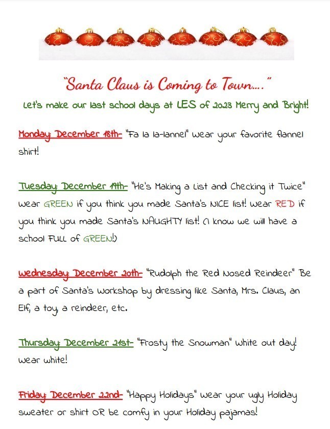 dress days