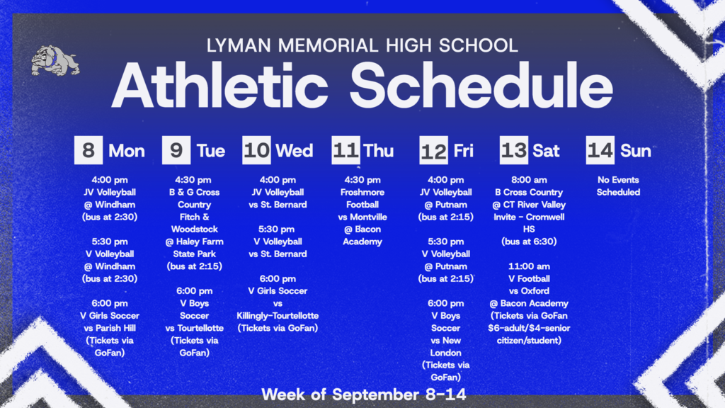 This week at Lyman