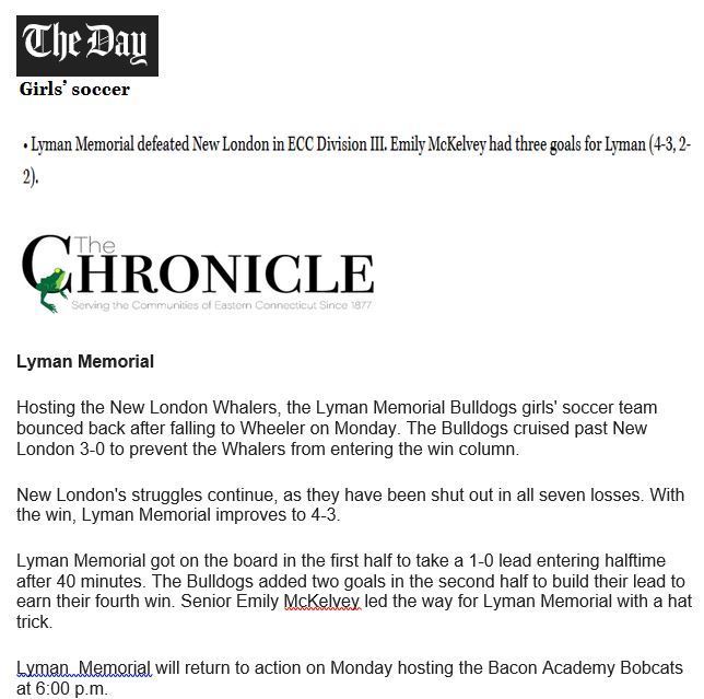 Newspaper highlights