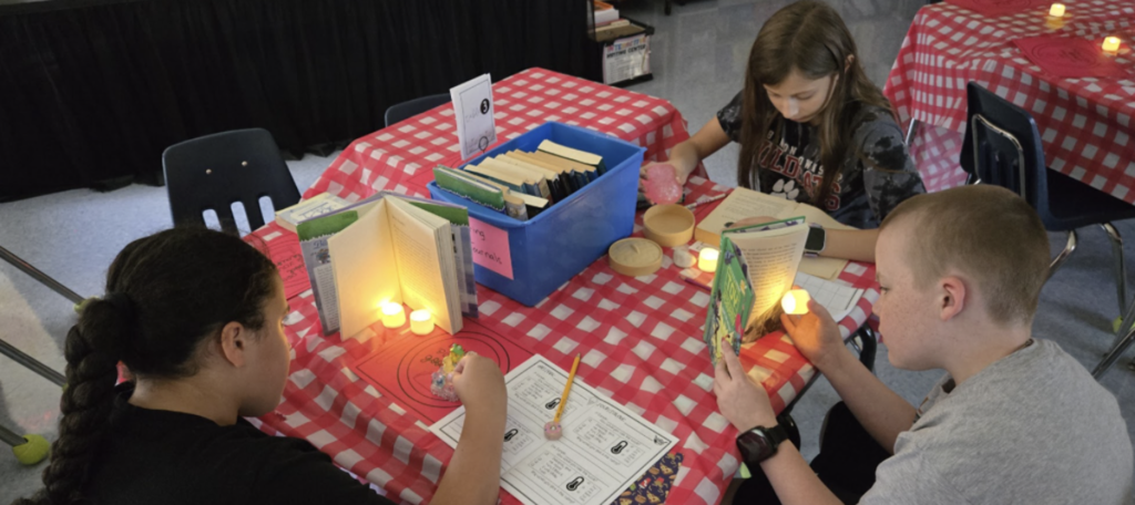 Kids reading