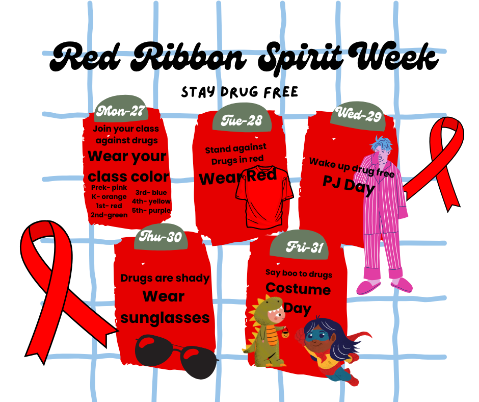 WGS is getting ready for Red Ribbon Week! 