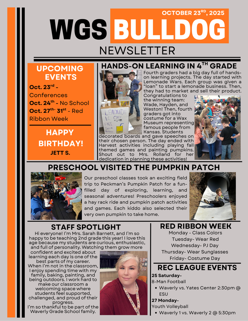 Fun times while learning at WGS! 