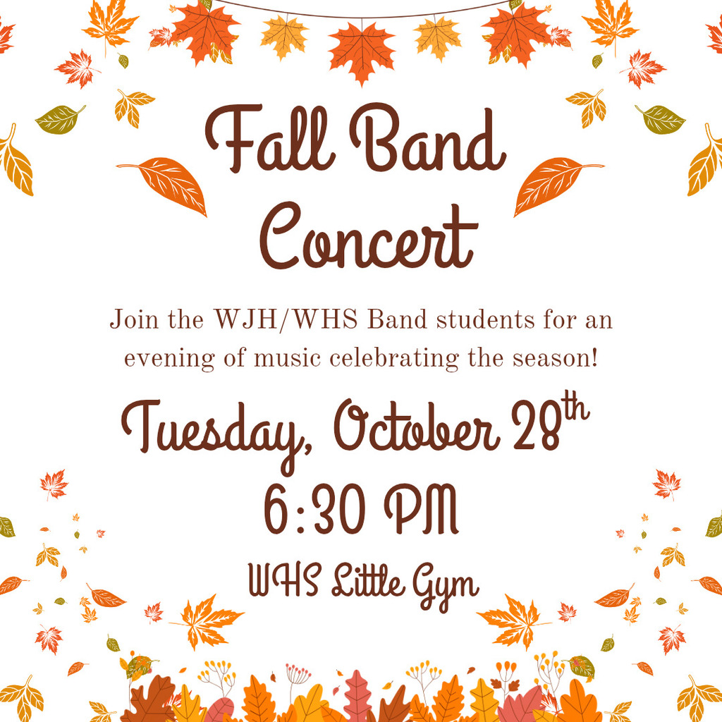 fall band concert 