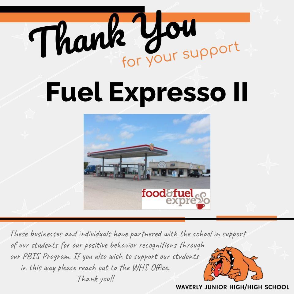 Thank you to our PBIS Sponsors!