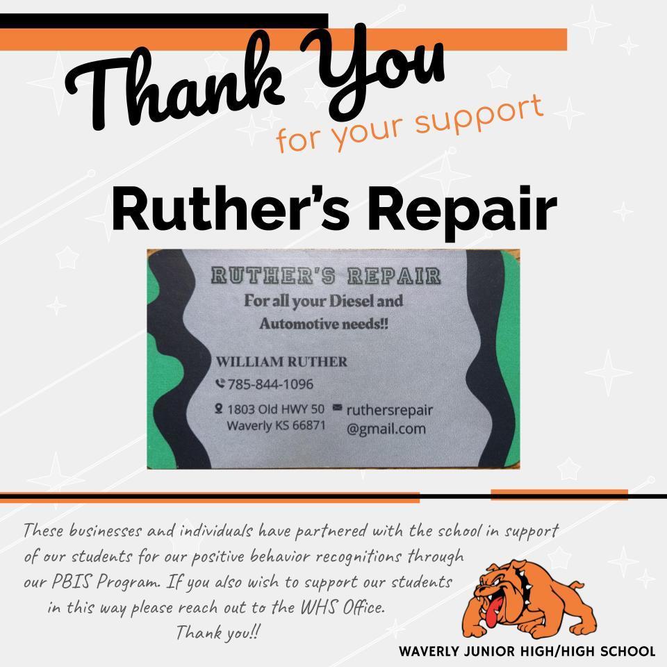 Thank you to our PBIS Sponsors!