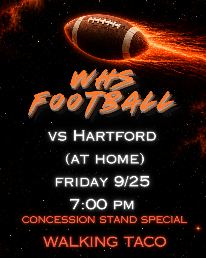 WHS FB @ Home vs. Hartford 9/25