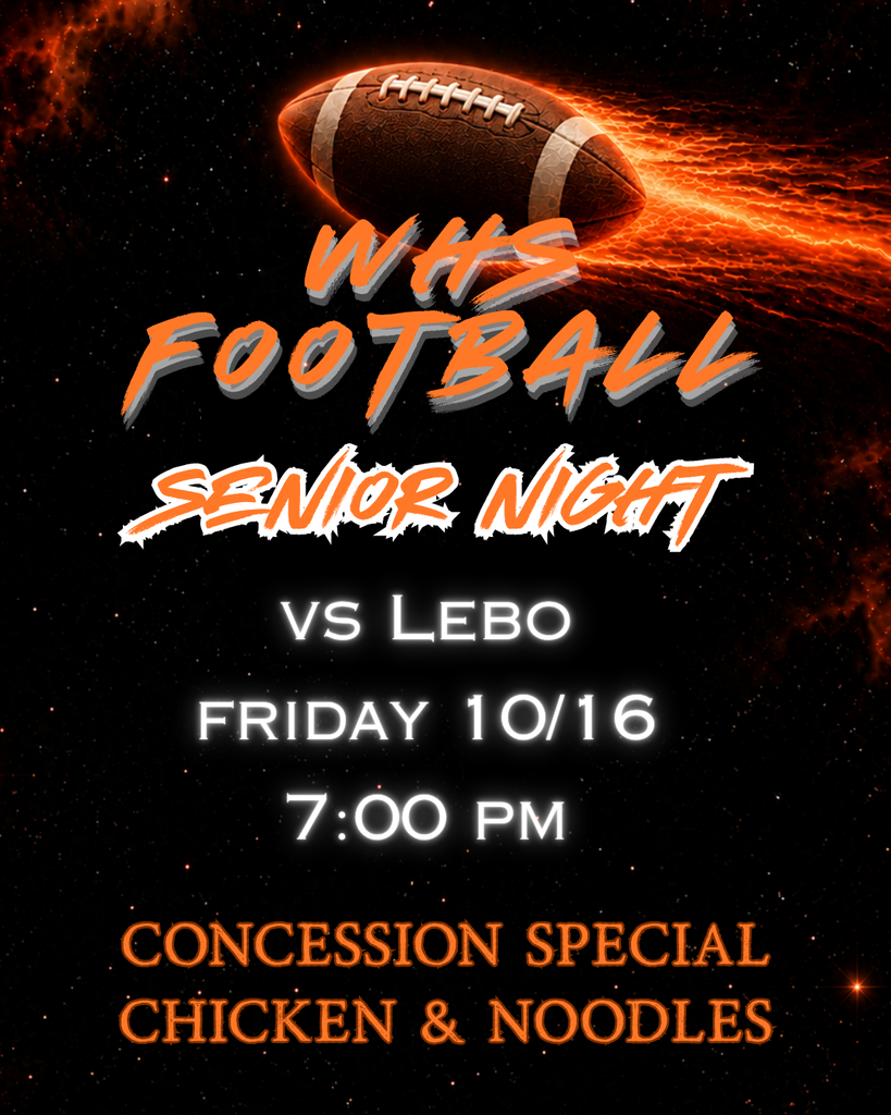 WHS Football vs. Lebo - Senior Night - 10/16