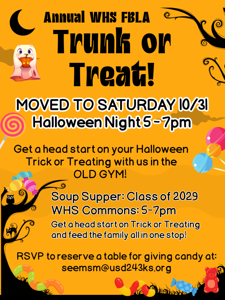 Trunk or Treat moved to 10/31