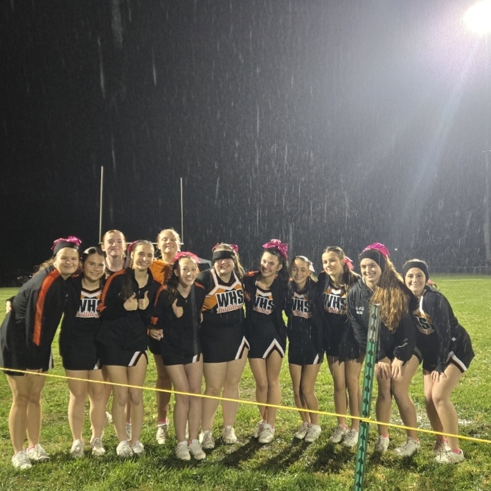 Friday Night -Cheering in the rain!