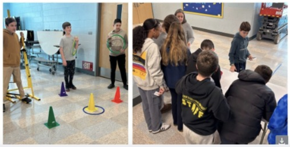 students participating in activities 