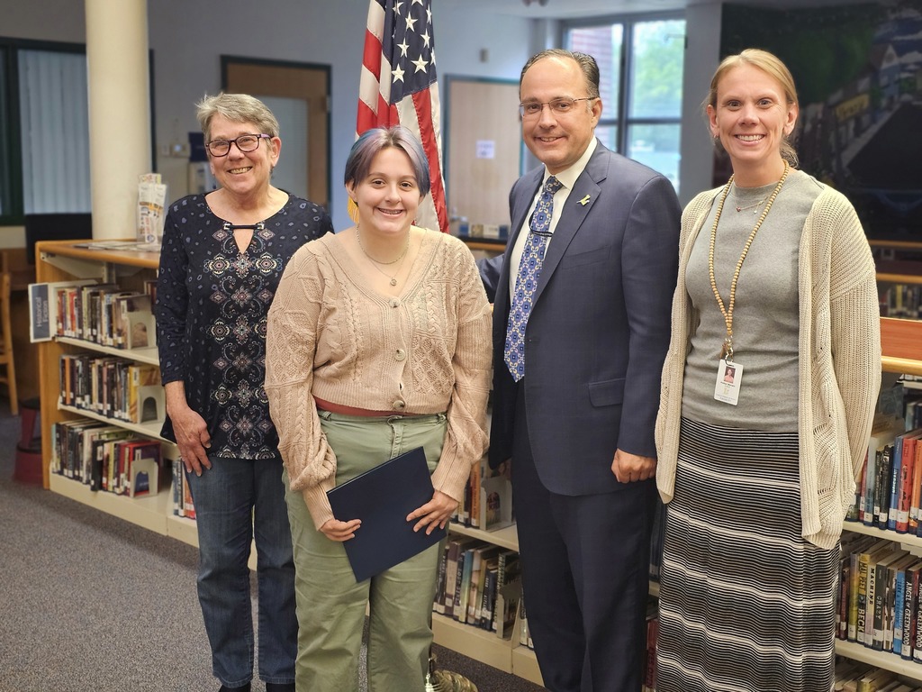 Ms. Harris, Superintendent Hartling, Layla Dore & Counselor Merwin