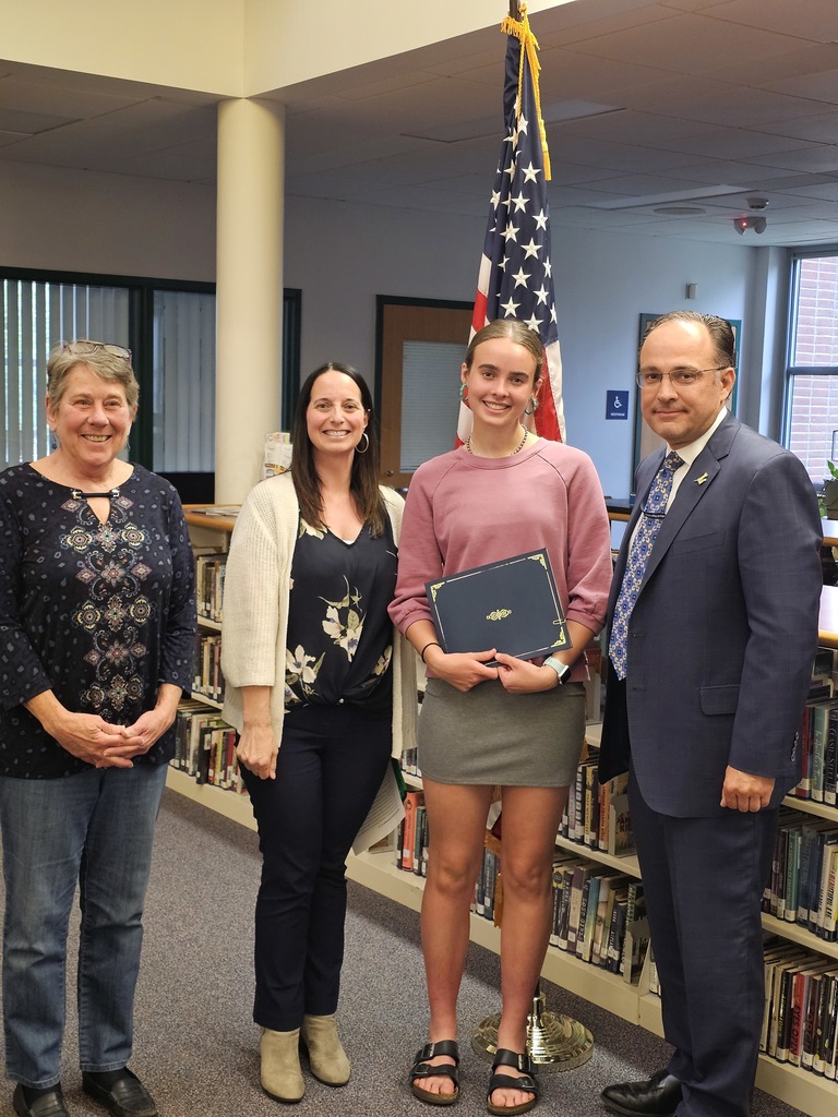 Ms. Harris, Counselor San Souci, Kate Littler & Superintendent Hartling