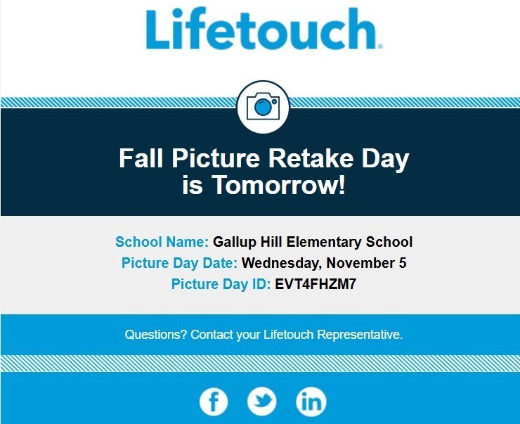 fall picture retake graphic