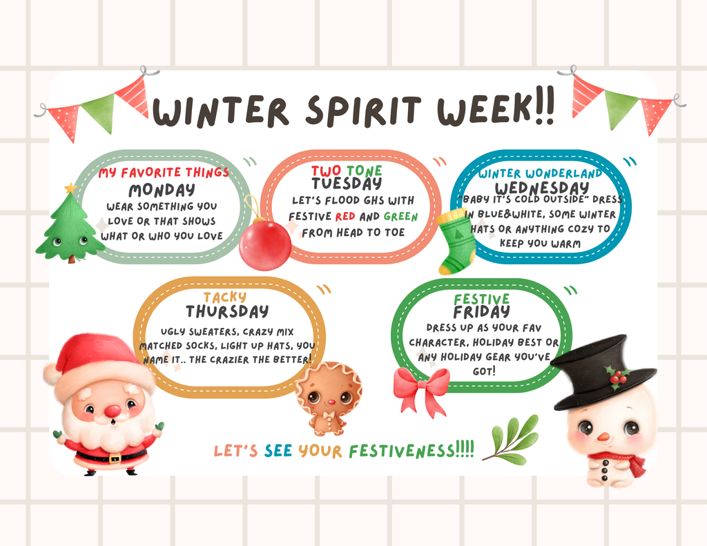 winter spirit week