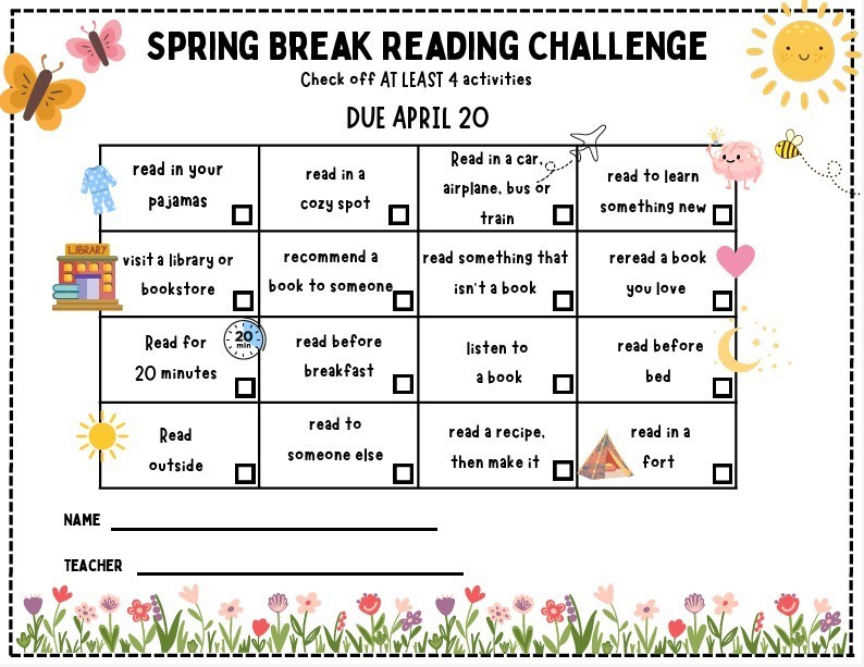 Spring Break Reading 