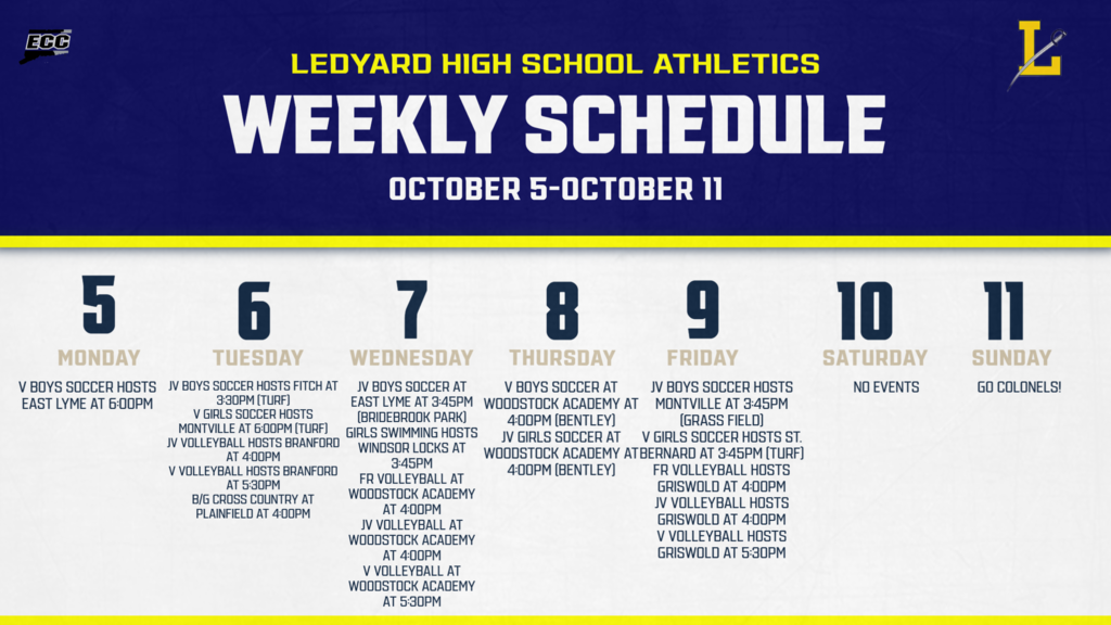 LHS Athletics-Week of Oct 5