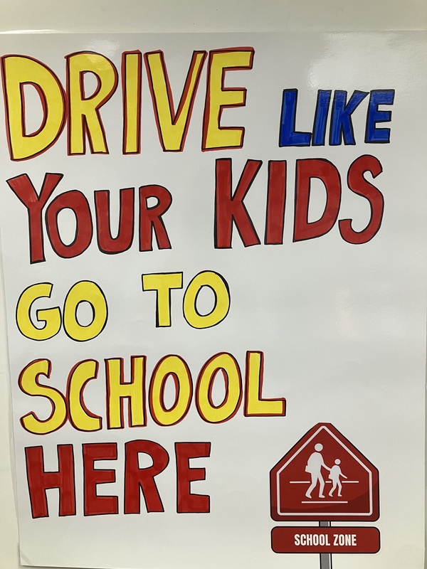 Drive Safe Your Kids Go to School Here