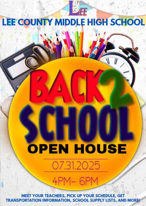 Middle High School Back to School Open House