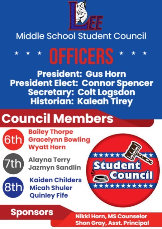 Middle School Student Council 