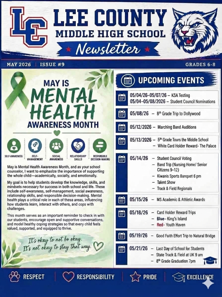 May 2026 Newsletter
