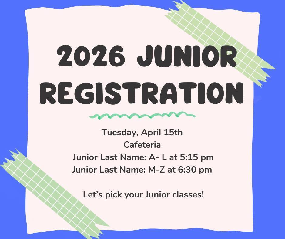 Junior Registration