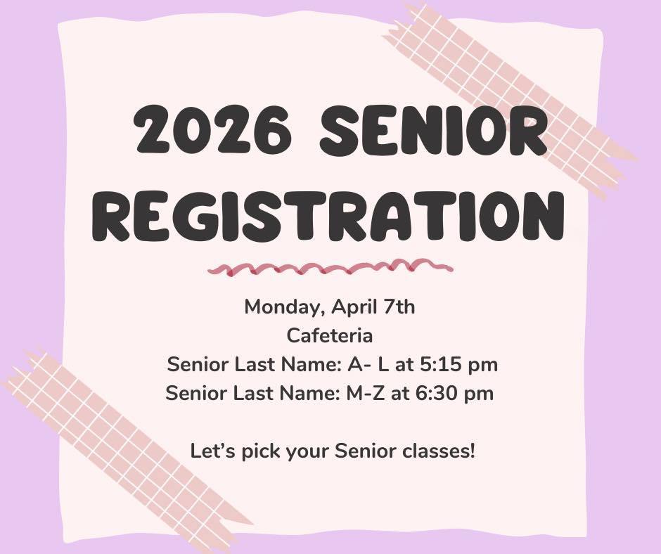 Senior Registration