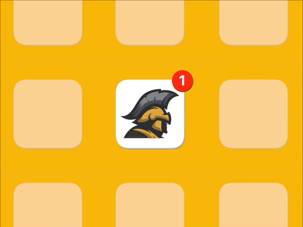 Trogan logo in app