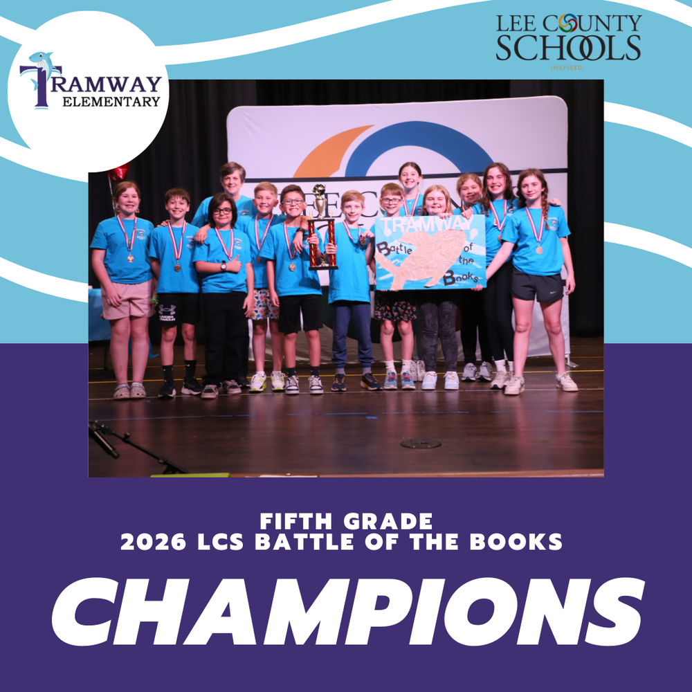 Tramway Fifth Grade Battle of the Books Champs