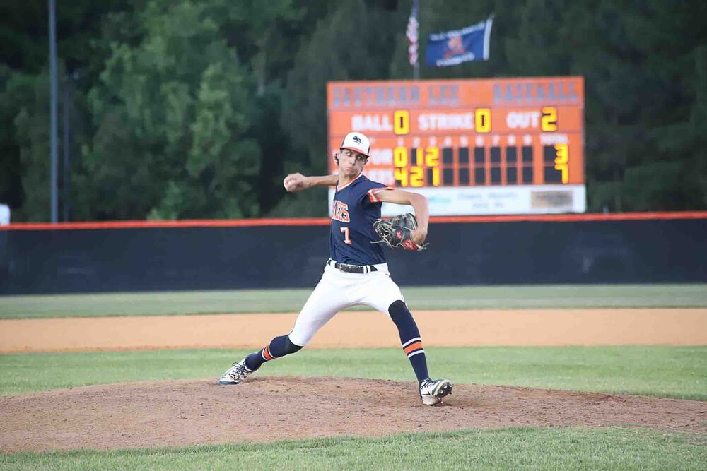 Ben Harrington Pitching in Regional Finals for Southern Lee