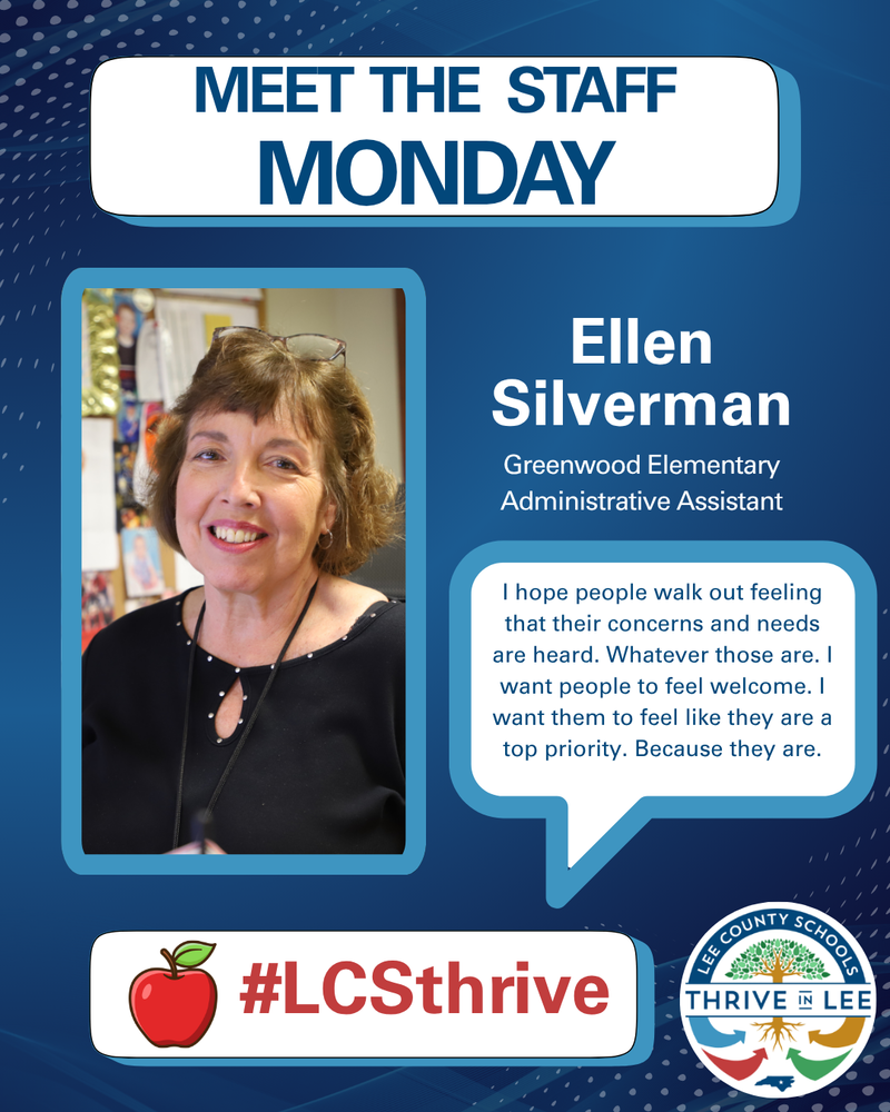 Ellen Silverman Meet the Staff Monday Graphic