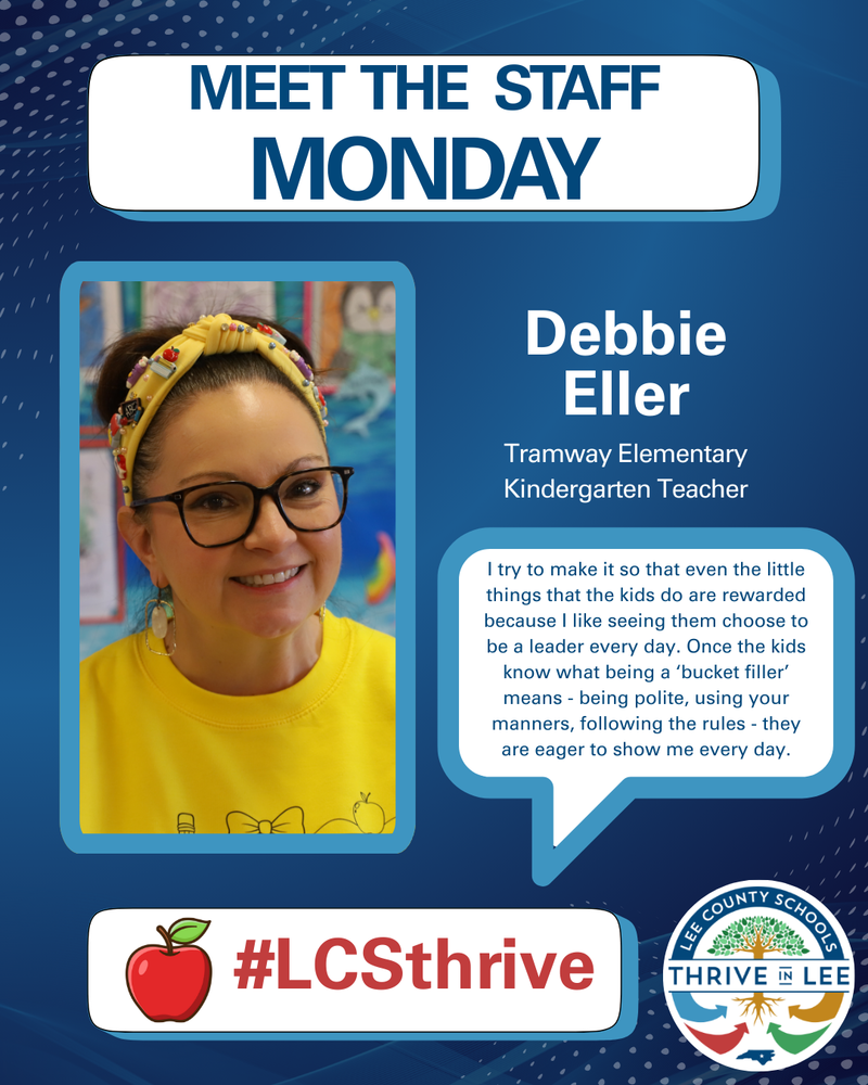 Debbie Eller Meet the Staff Monday Recognition