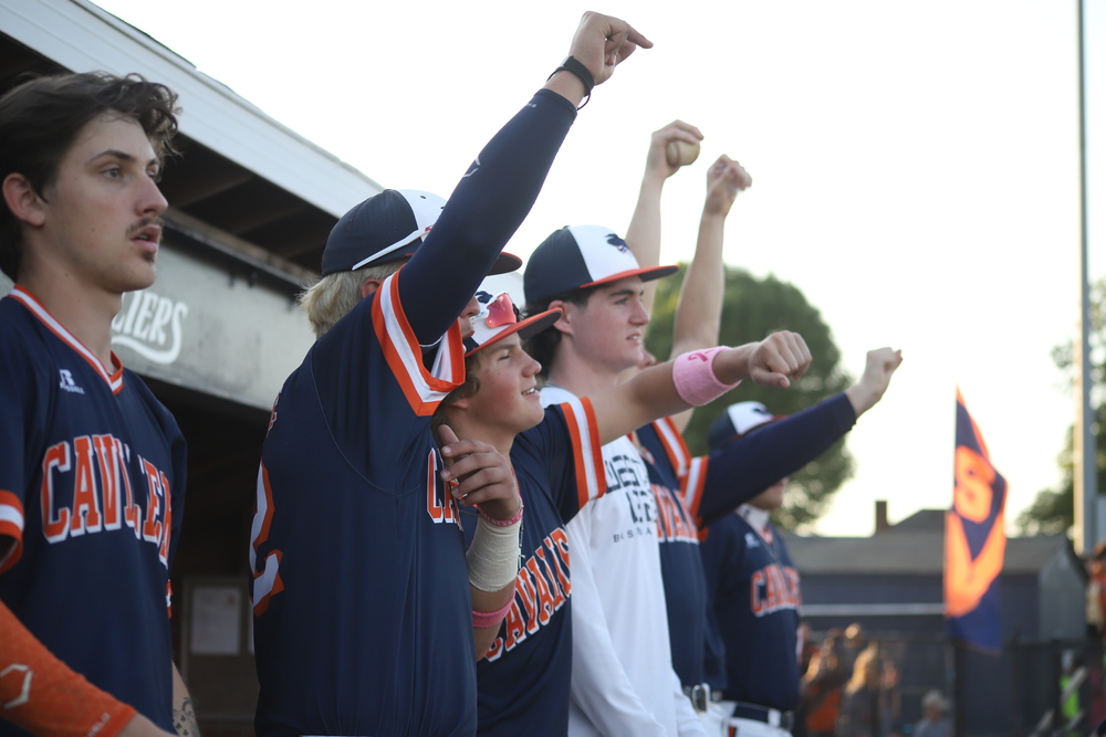 SL Baseball Cheering in Dugout