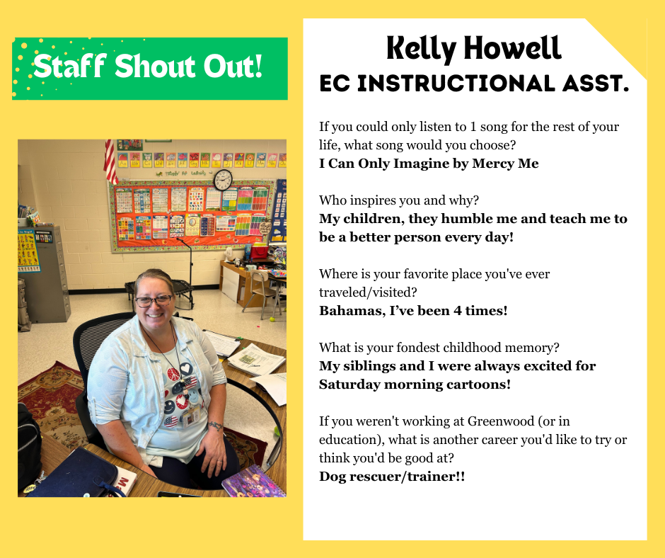 Staff Shout Out