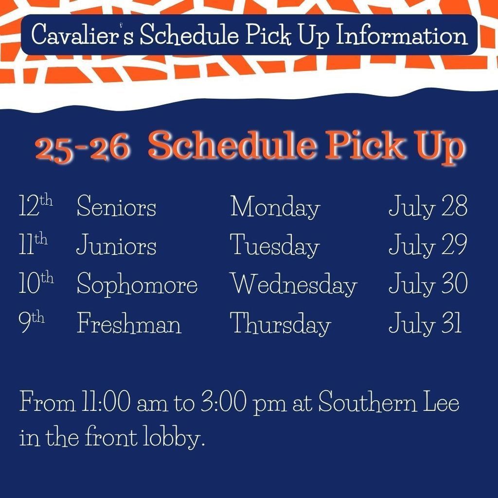 2025 Schedule Pickup 1