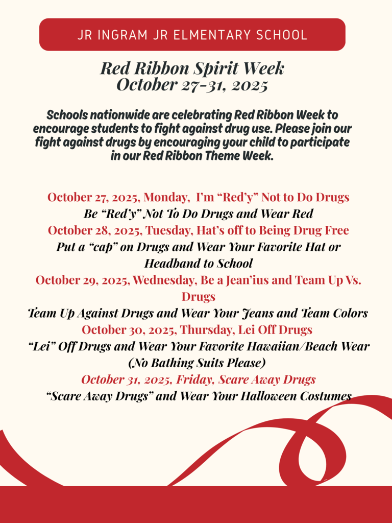 Red Ribbon Week!