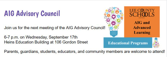 AIG Advisory Council Meeting