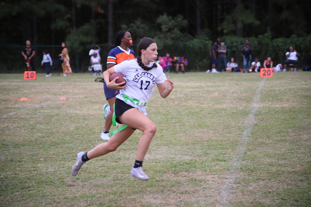 Southern Lee & Lee County first girls flag football scrimmage