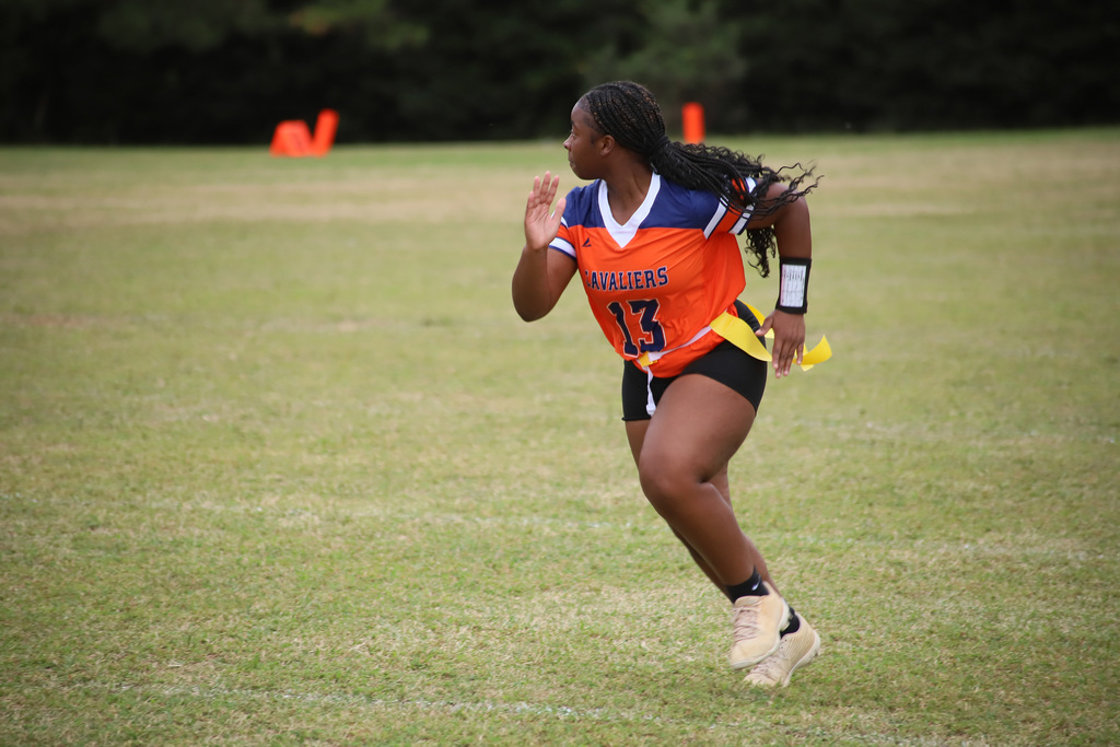 Southern Lee & Lee County first girls flag football scrimmage