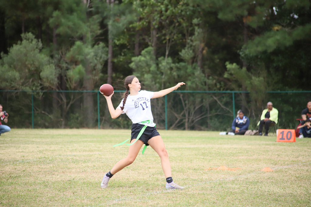 Southern Lee & Lee County first girls flag football scrimmage