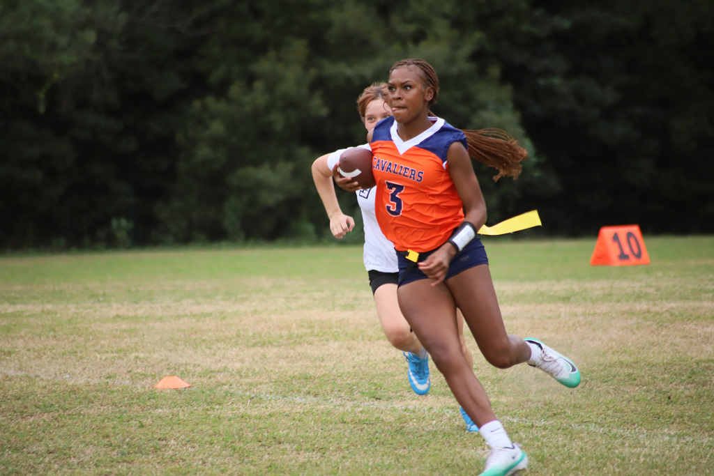Southern Lee & Lee County first girls flag football scrimmage