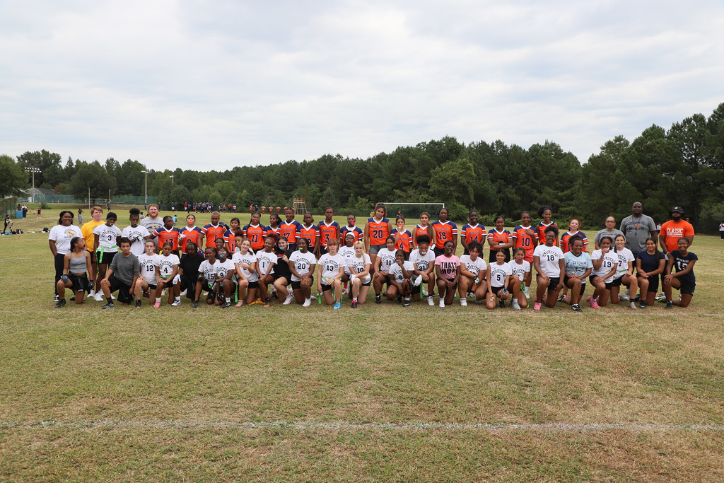 Southern Lee & Lee County first girls flag football scrimmage