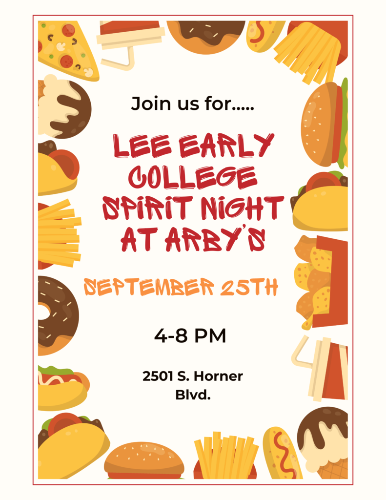 Spirit Night September 25th