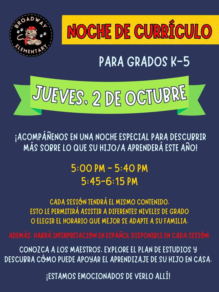 Curriculum Night