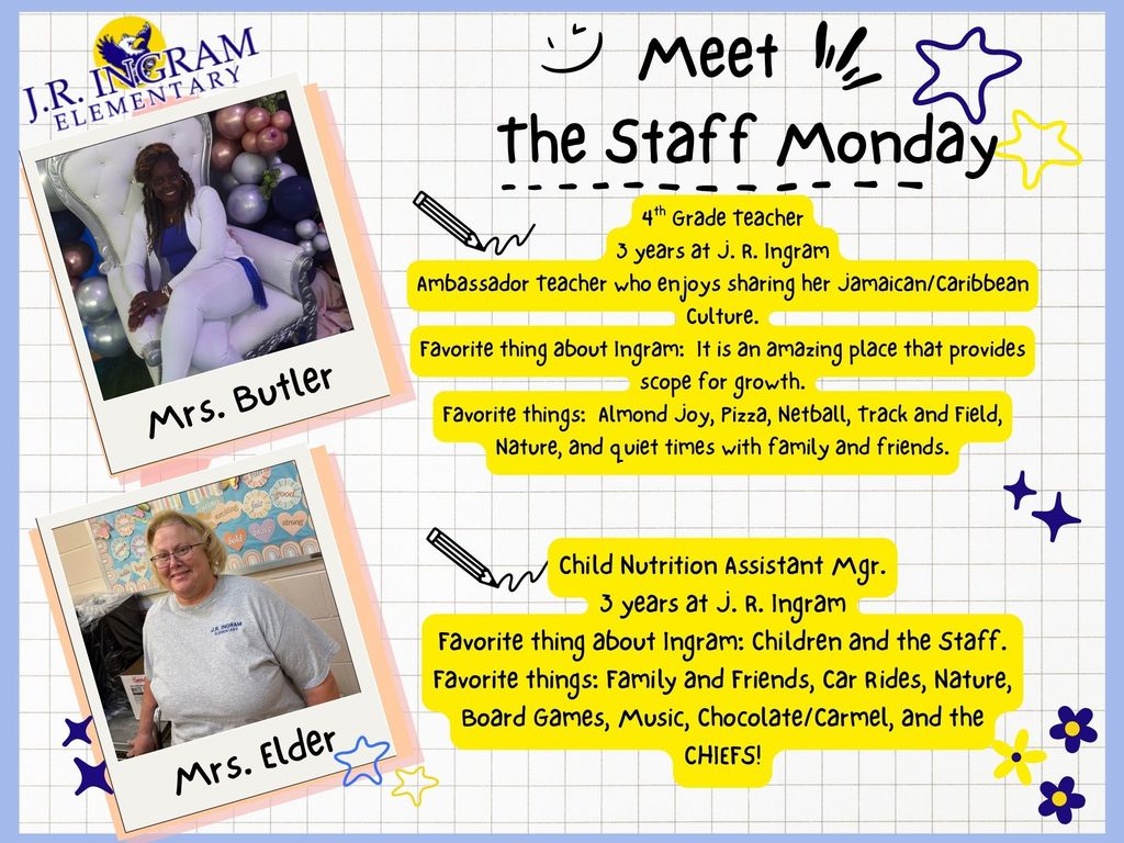 Mrs. Butler and Mrs. Elder