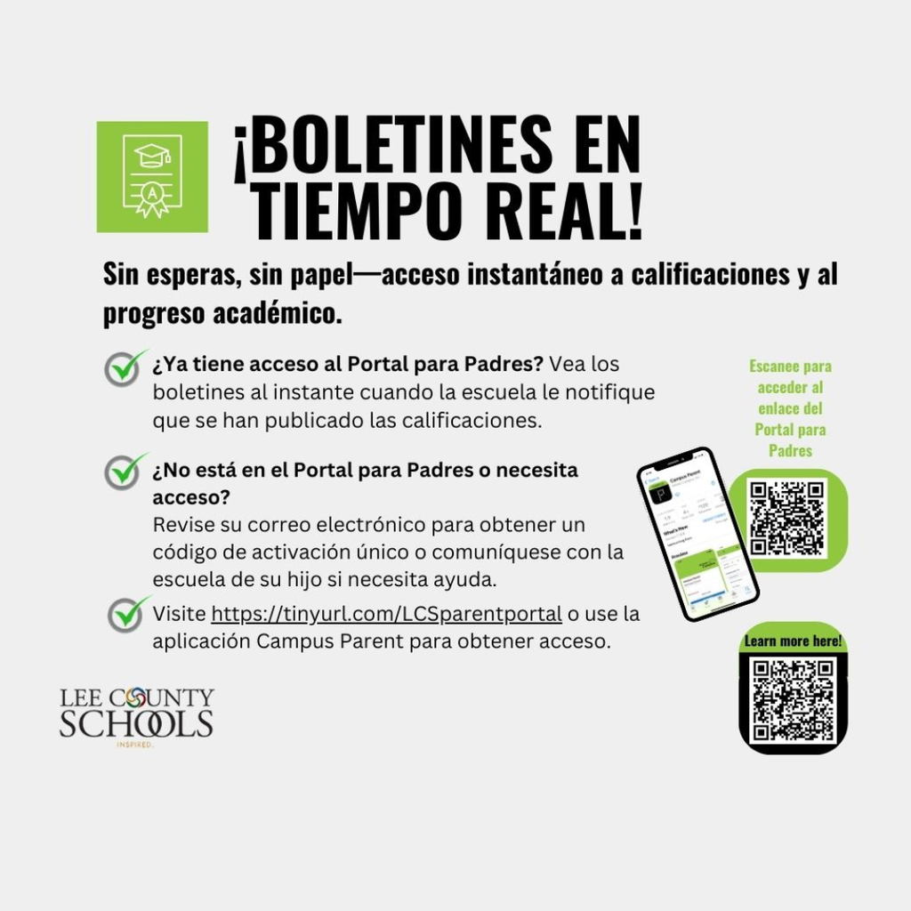 Spanish Report Card Real Time