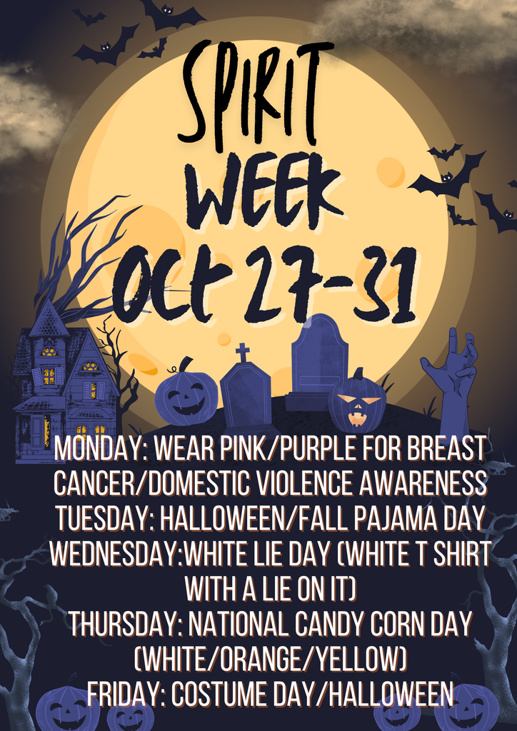 Halloween Spirit Week